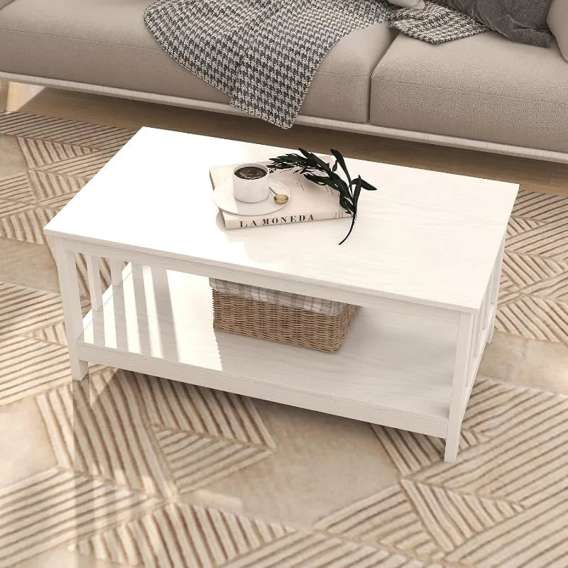 39.9L*22W*18.1H Farmhouse Coffee Table