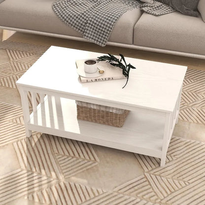 39.9L*22W*18.1H Farmhouse Coffee Table