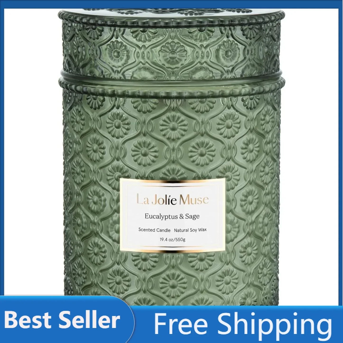 Scented Candles Eucalyptus & Sage