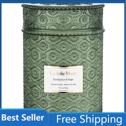 Scented Candles Eucalyptus & Sage