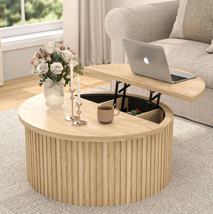 34.6'' Lift Top Coffee Table with Storage