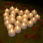 12/24Pcs Flameless LED Candle Battery Operated Flickering Candle