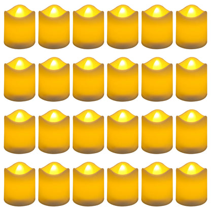 12/24Pcs Flameless LED Candle Battery Operated Flickering Candle