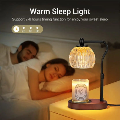 110V/230V Bedside Lamp Adjustable Candle Warmer