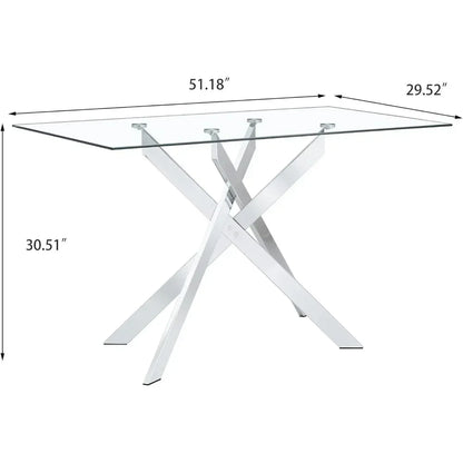 51"Rectangular Dining Table