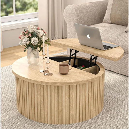 34.6'' Lift Top Coffee Table with Storage