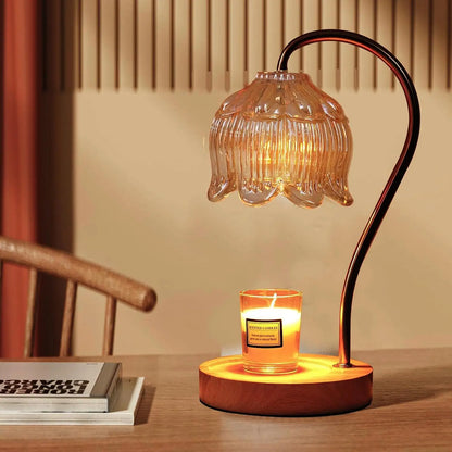 Fragrance Candle Warmer Lamp with 2 Bulbs