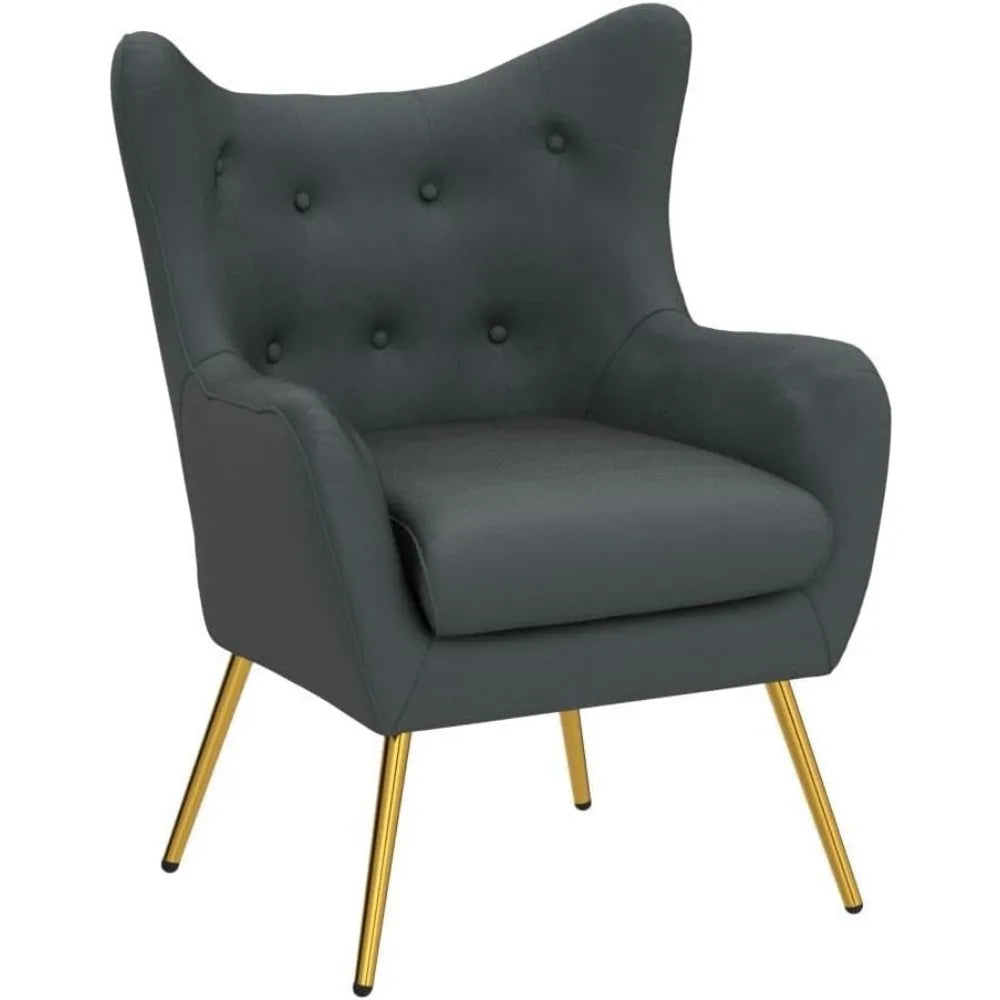 Metal Gold Legs, Sofa Chair