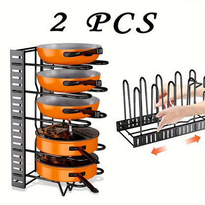 2 Pack Pot Rack, Organizers, Kitchen Organization & Storage Rack