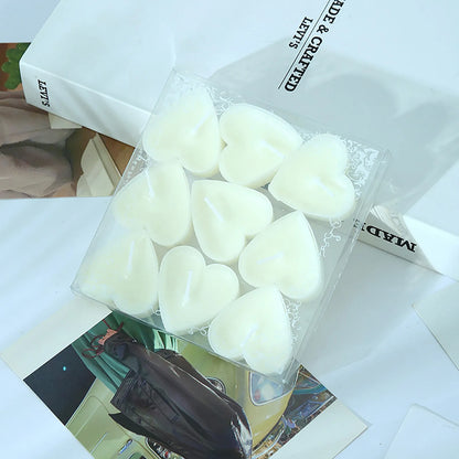 9 Piece Heart Candle