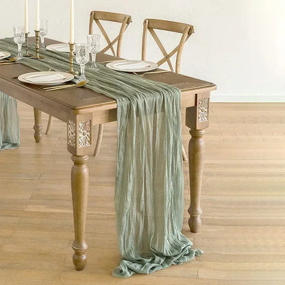 Gauze Table Runner Dinning  Decoration