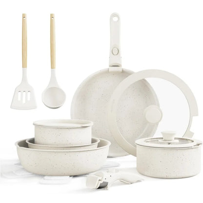 Ceramic Nonstick Cookware Set, Non Toxic