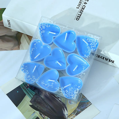 9 Piece Heart Candle
