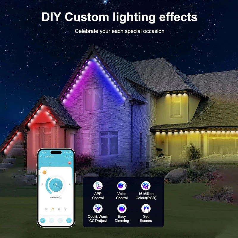 Permanent Smart Eaves LED Lights
