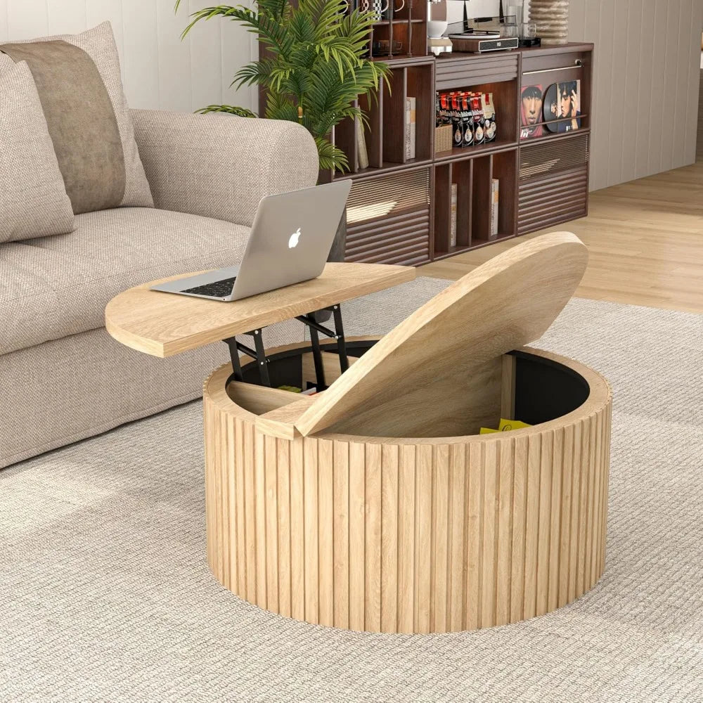 34.6'' Lift Top Coffee Table with Storage