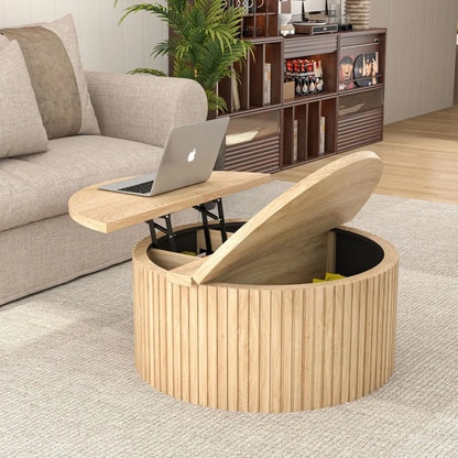 34.6'' Lift Top Coffee Table with Storage