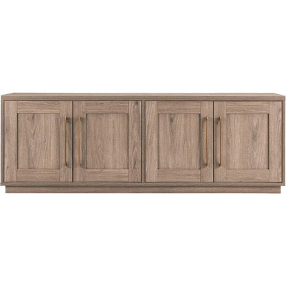 TV's Up To 80", 68" Wide, Antiqued Gray Oak