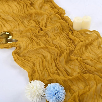 Gauze Table Runner Dinning  Decoration