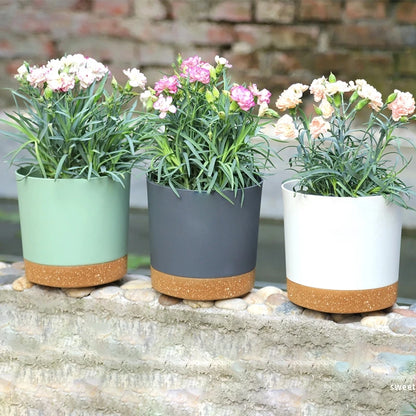 Large Flowerpot Plastic Indoor with Drainage