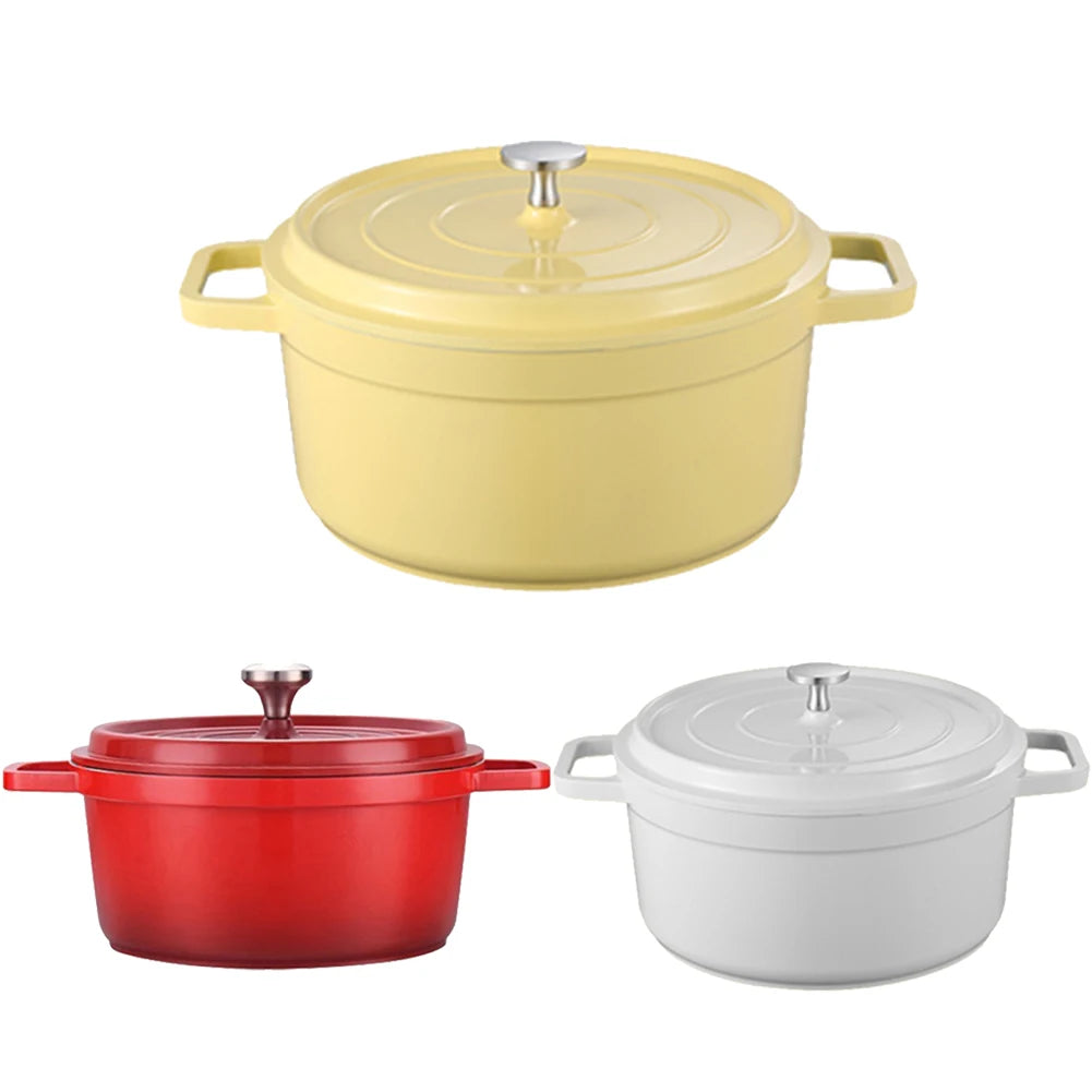 Preservation Cookware with Lid Mini Cast Aluminum Pot